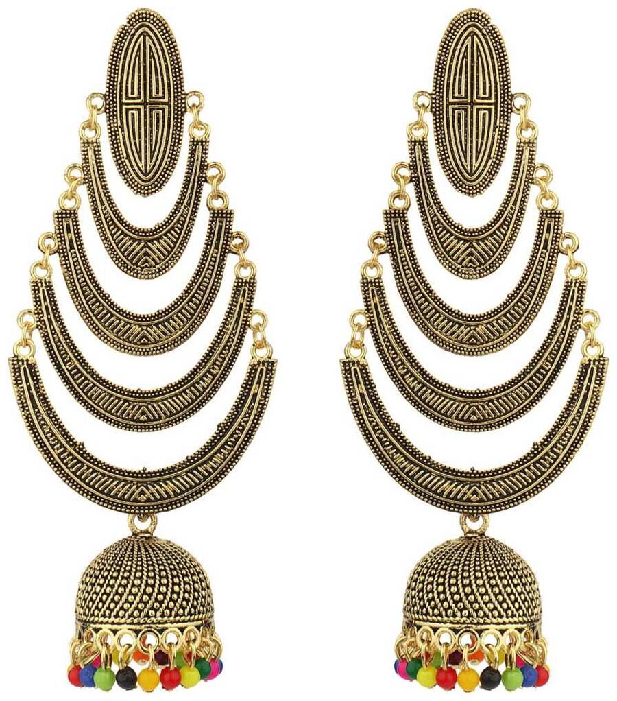 

Happy Stoning Beautiful Tradtional Stylish Jhumka Earring