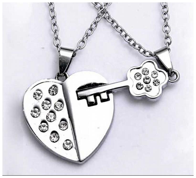 

Heart Key Couple Pendant (2)