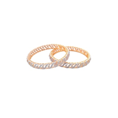 

JDX American Diamond Bangles Set for Girls and Women Size 2 6