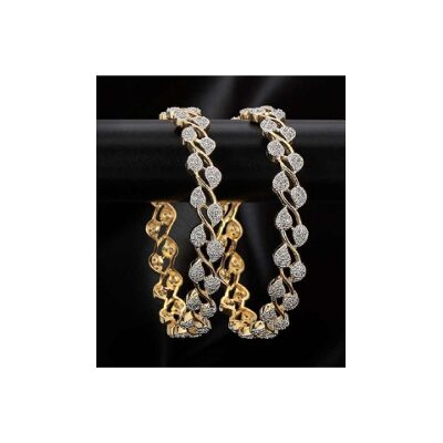 

JDX American Diamond Bangles Set for Women and Girls 2 6