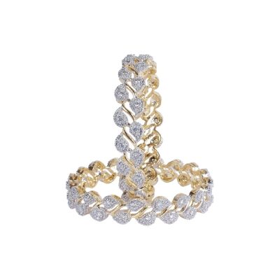 

JDX American Diamond Bangles Set for Women and Girls 2 4