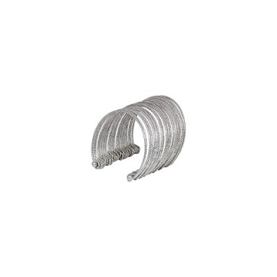 

JDX Silver Plated Hand Cuff for Girls and Women Adjustable