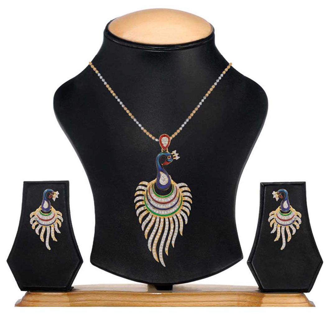 

Jewels Galaxy White Pendant Set