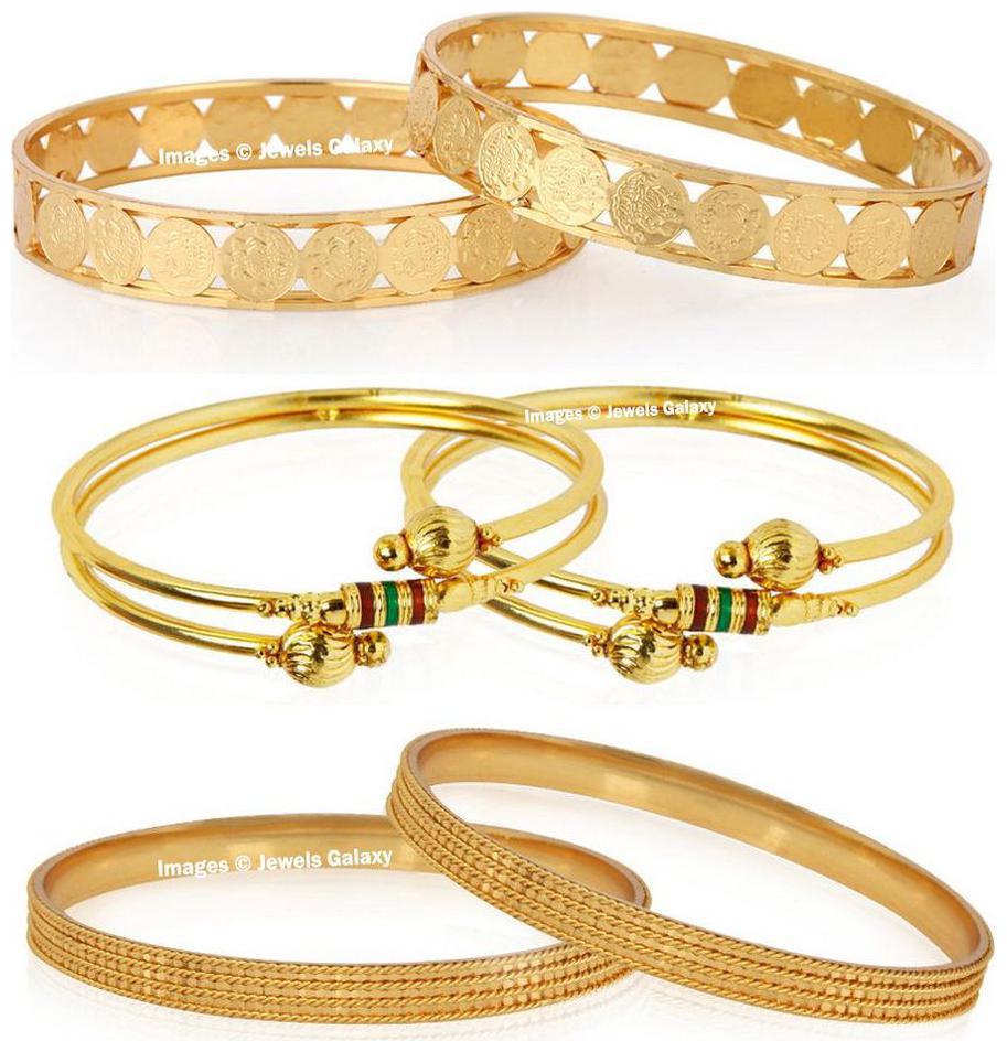 

Jewels Galaxy Exclusive Classy Design Traditional Gold Plated Multicolor Bangle Set Combo For Women Girls-Pair of 3