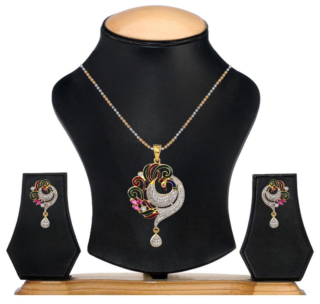 

Jewels Galaxy White Pendant Set