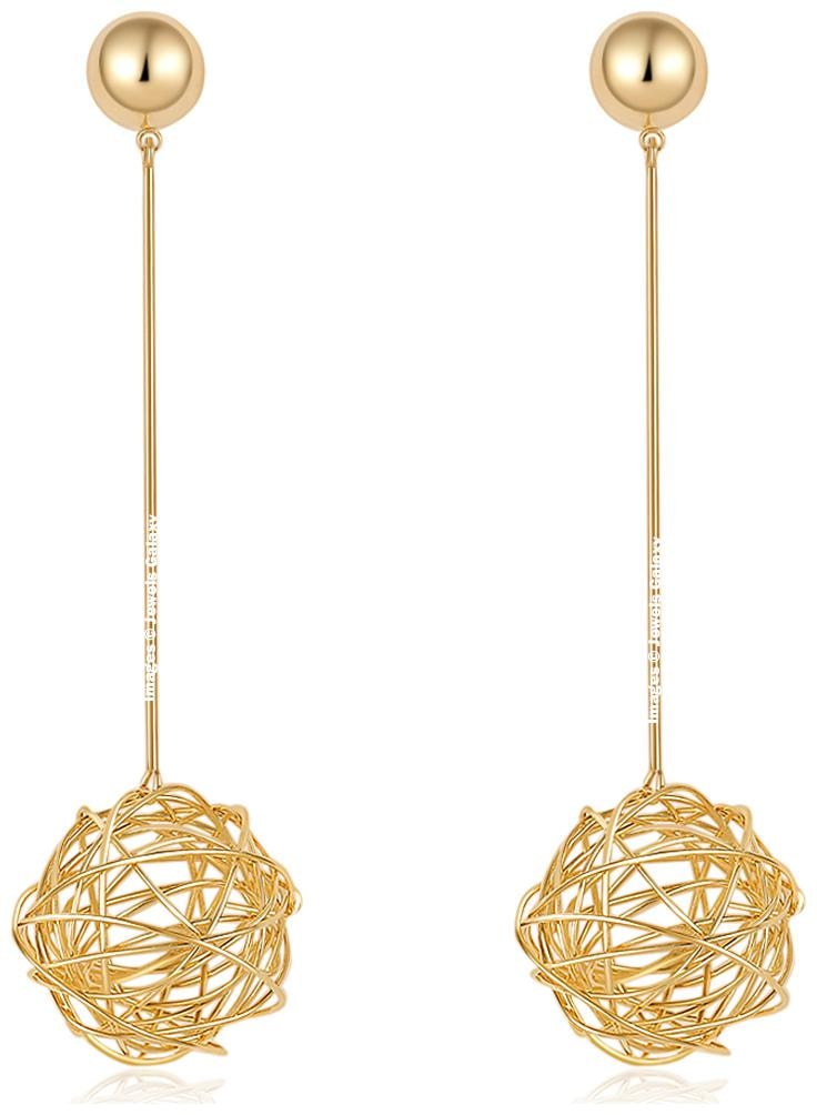 

Jewels Galaxy Minimal Delightful Criss-Cross Design Lovely Pair Of Contemporary Drop Earrings For Women Girls