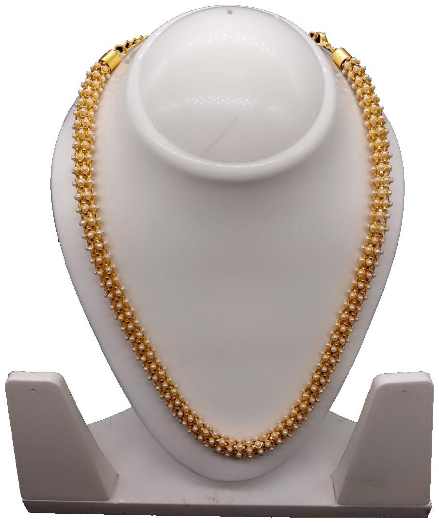 

Jewels Gehna Gold Plated Unique Necklace Chain Set