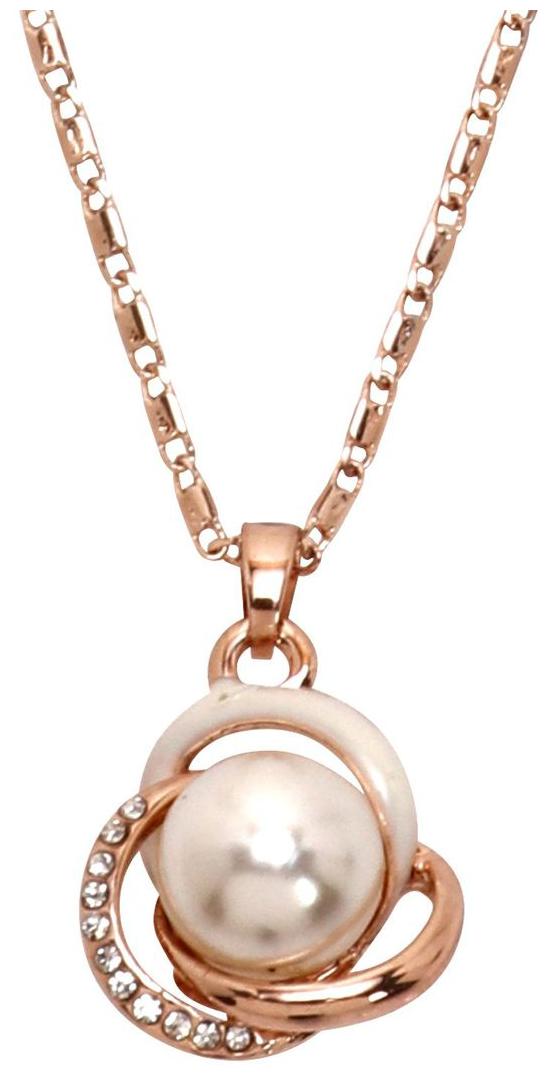 

Jewels Gehna Alloy Party Wear Fashionable Latest Flowers Pendant Set For Women Girls