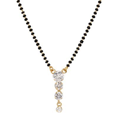 

Jewels Gehna Alloy Party Wear Latest Designer Antique Unique Gold Plated Latest Manglasutra For Women Girls