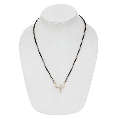 

Jewels Gold Alloy Party Wear Stylish fancy Mangalsutra With Chain For Women