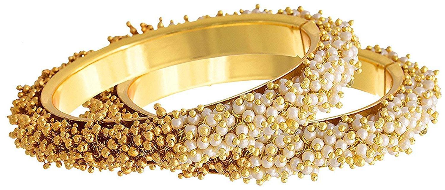 

Jfl Jewellery For Less Gold Plated Kada For Women