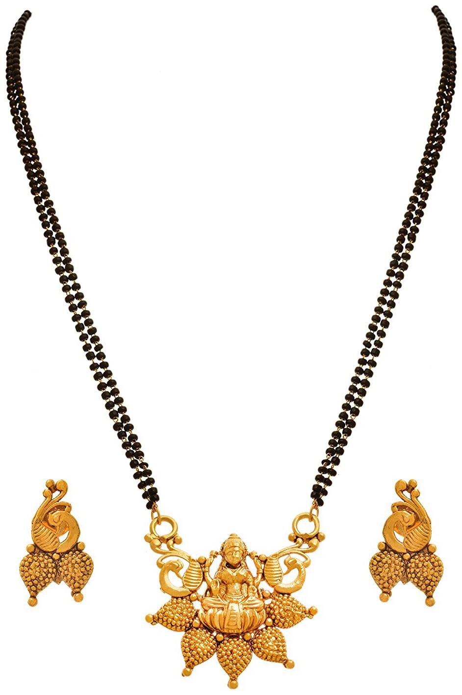 

JFL Mangalsutra and Earrings For Women