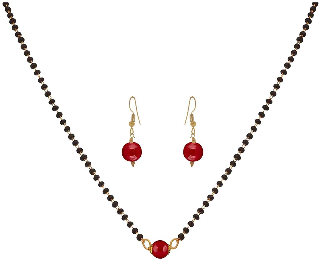 

JFL Mangalsutra and Earrings For Women