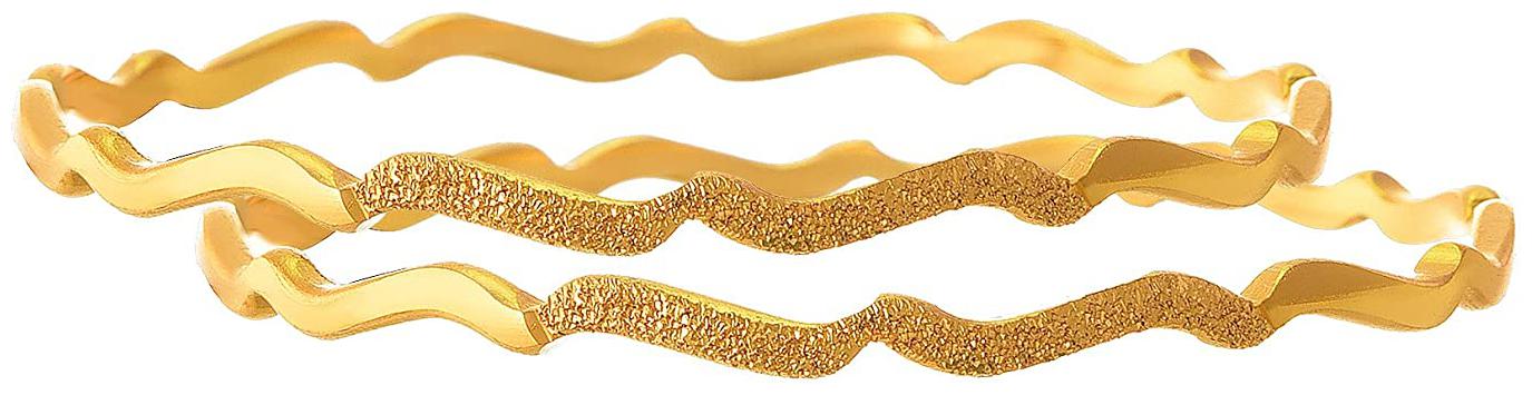 

JFL Traditional Ethnic One Gram Gold Plated Designer Bangle Set for Women Girls