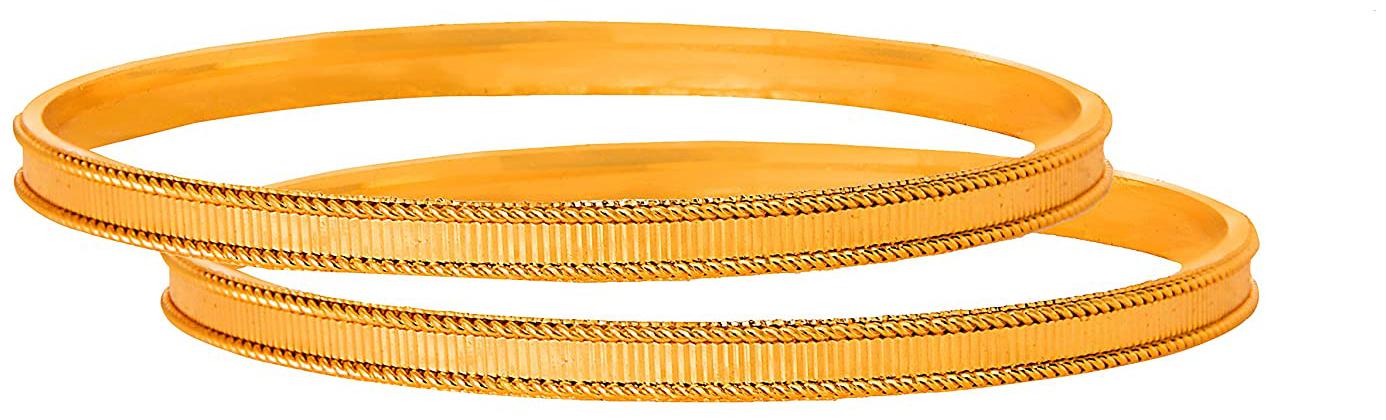 

JFL Traditional Ethnic One Gram Gold Plated Designer Bangle for Women Girls