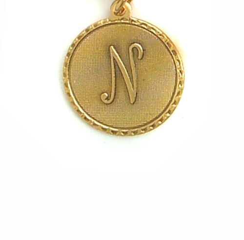 

John Wind Bracelet Bangle Gold Mini Coin Initial Charm Maximal Art Jewelry