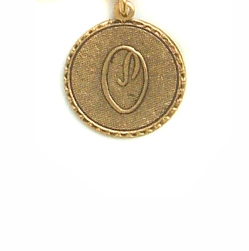 

John Wind Bracelet Bangle Gold Mini Coin Initial Charm Maximal Art Jewelry