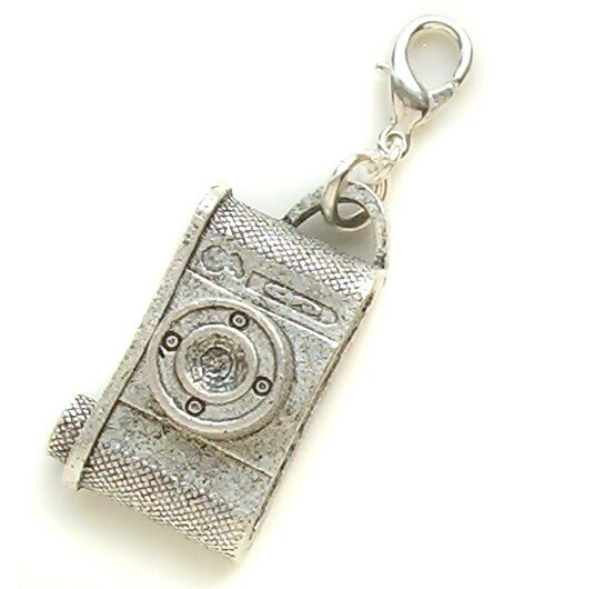 

John Wind Charm Retro Camera for Necklace or Bracelet London Jewelry Maximal Art