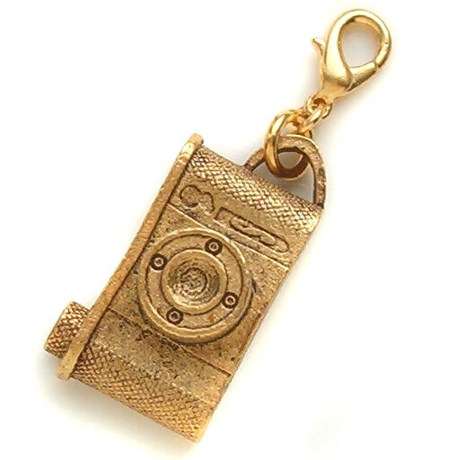 

John Wind Charm Retro Camera for Necklace or Bracelet London Jewelry Maximal Art
