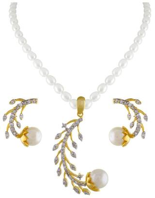 JPEARLS STYLISH PEARL PENDANT SET