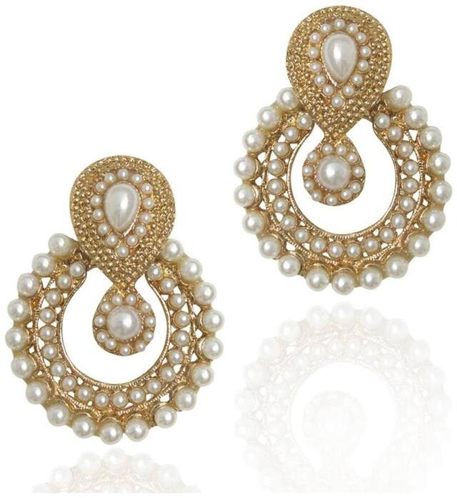 JSD Stylish Traditional Jhumki Earrings For Women & Girls