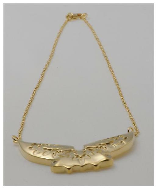 

Jules Smith BFF Wings Necklace Gold Gunmetal