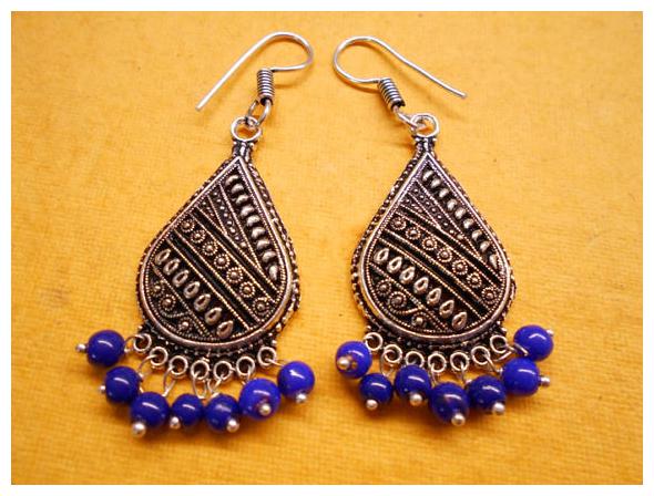 

KAIYNAT ANTIQUE GERMAN SILVER EARRINGS FOR GIRLS WOMEN