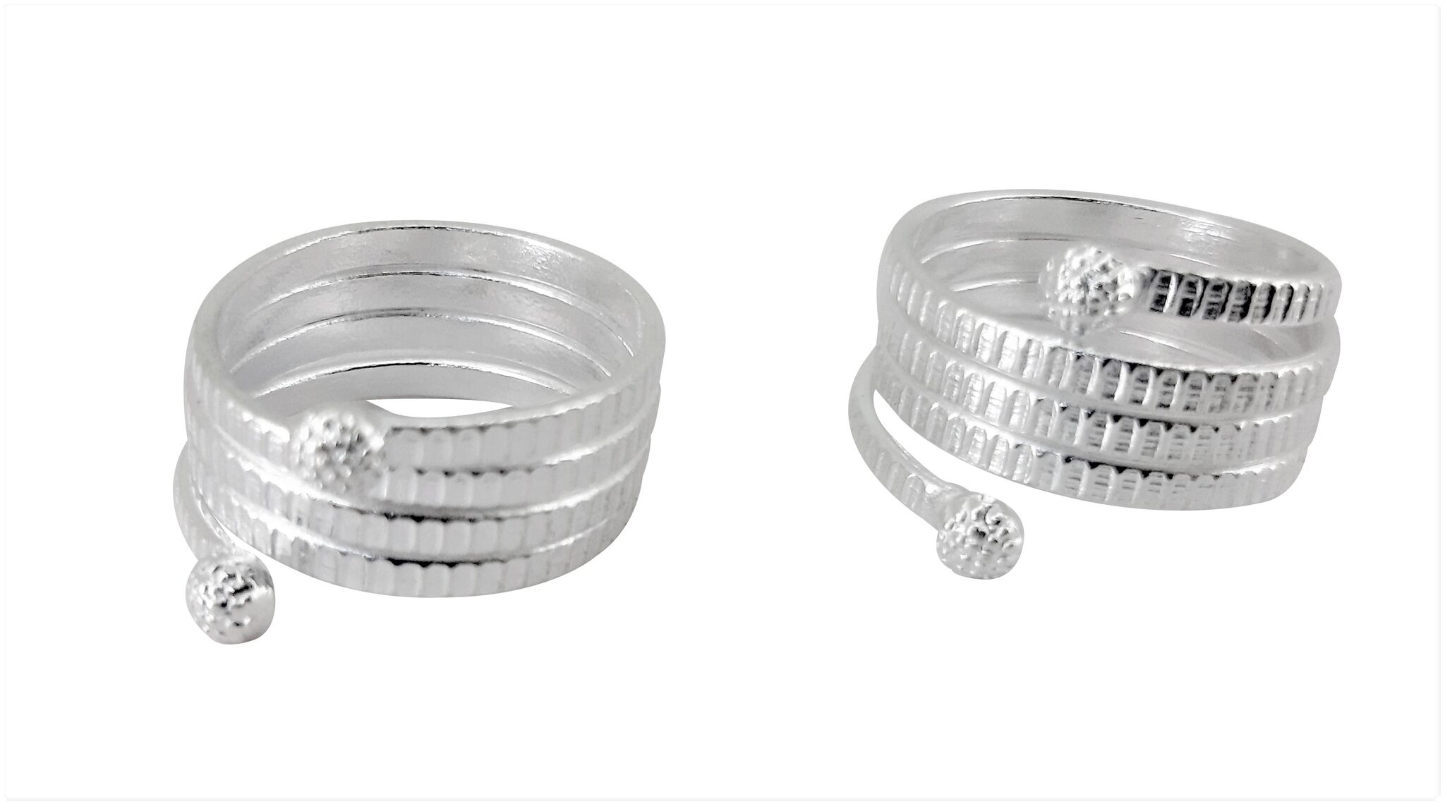 

KAMADA CREATIONS Designer Toe Rings For Women Assorted