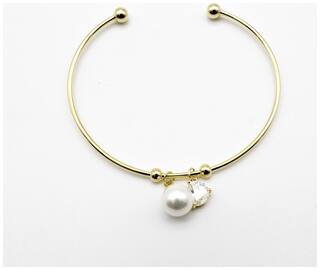Kiyara Accessories Fashion Jewellery "Dior" inspired Swarovski Crystal Pearl Bracelet for Women and Girls