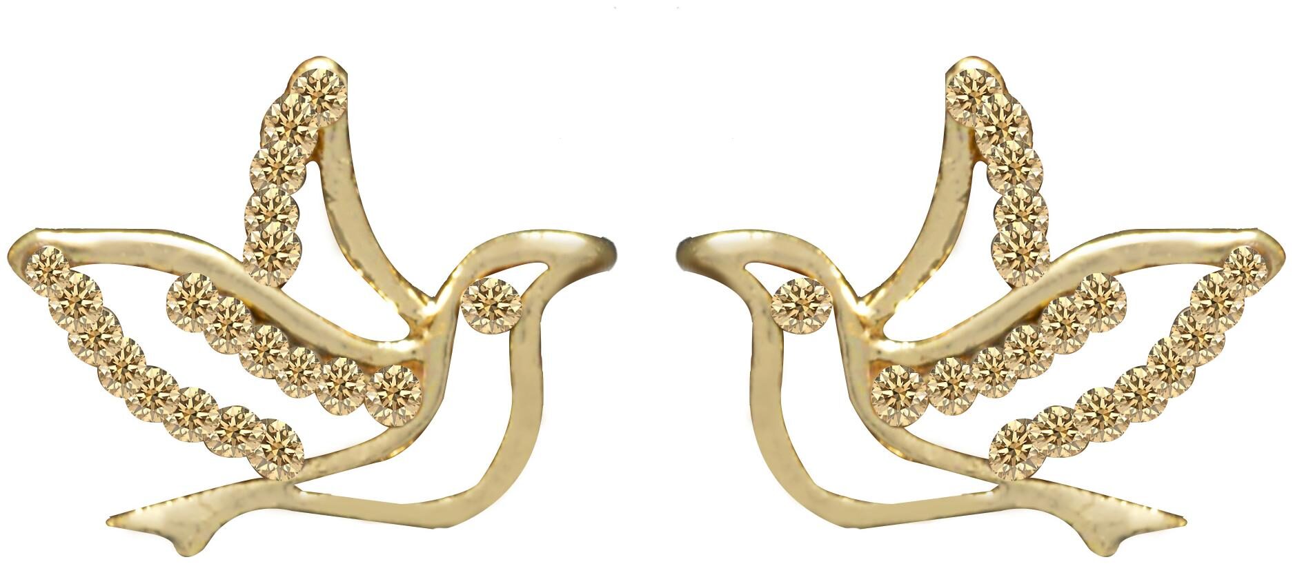 

KOLET Fashion Wear E100 Diamond Metal Earring Set