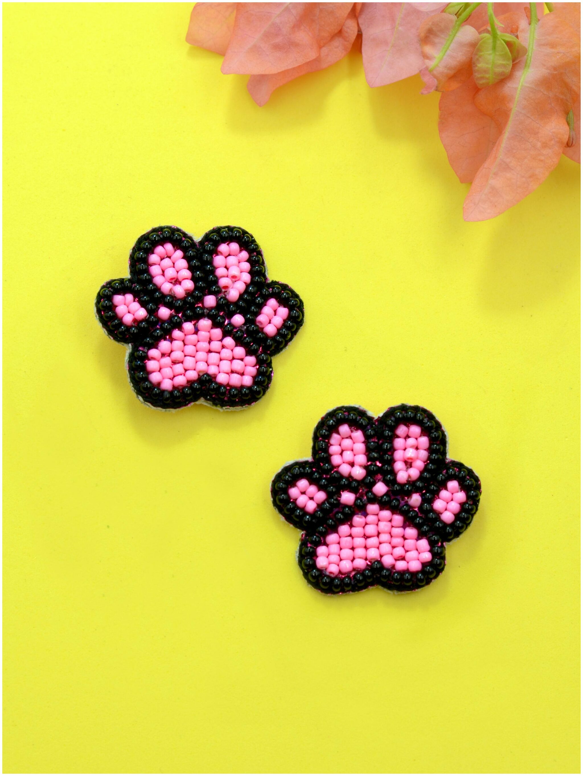 

Krafted with Happiness Paw Bead Earrings