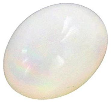 

Krishna Gems 5 25 Ratti Lab Certified Natural White Opal