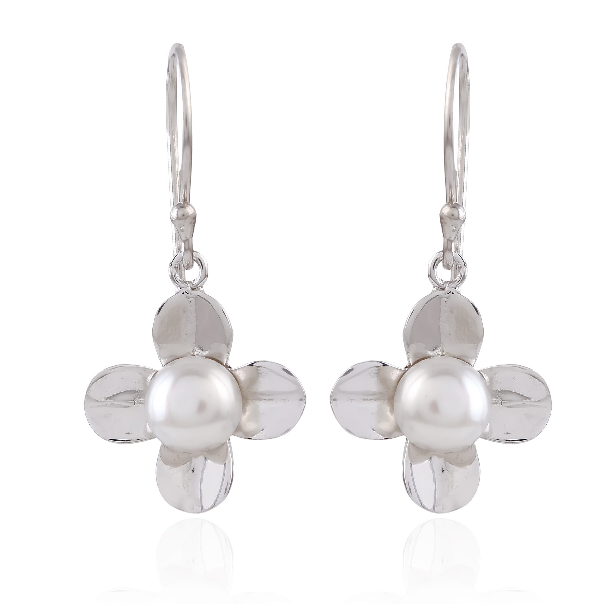 

KRISHNA PEARLS White Drop Earring For Women