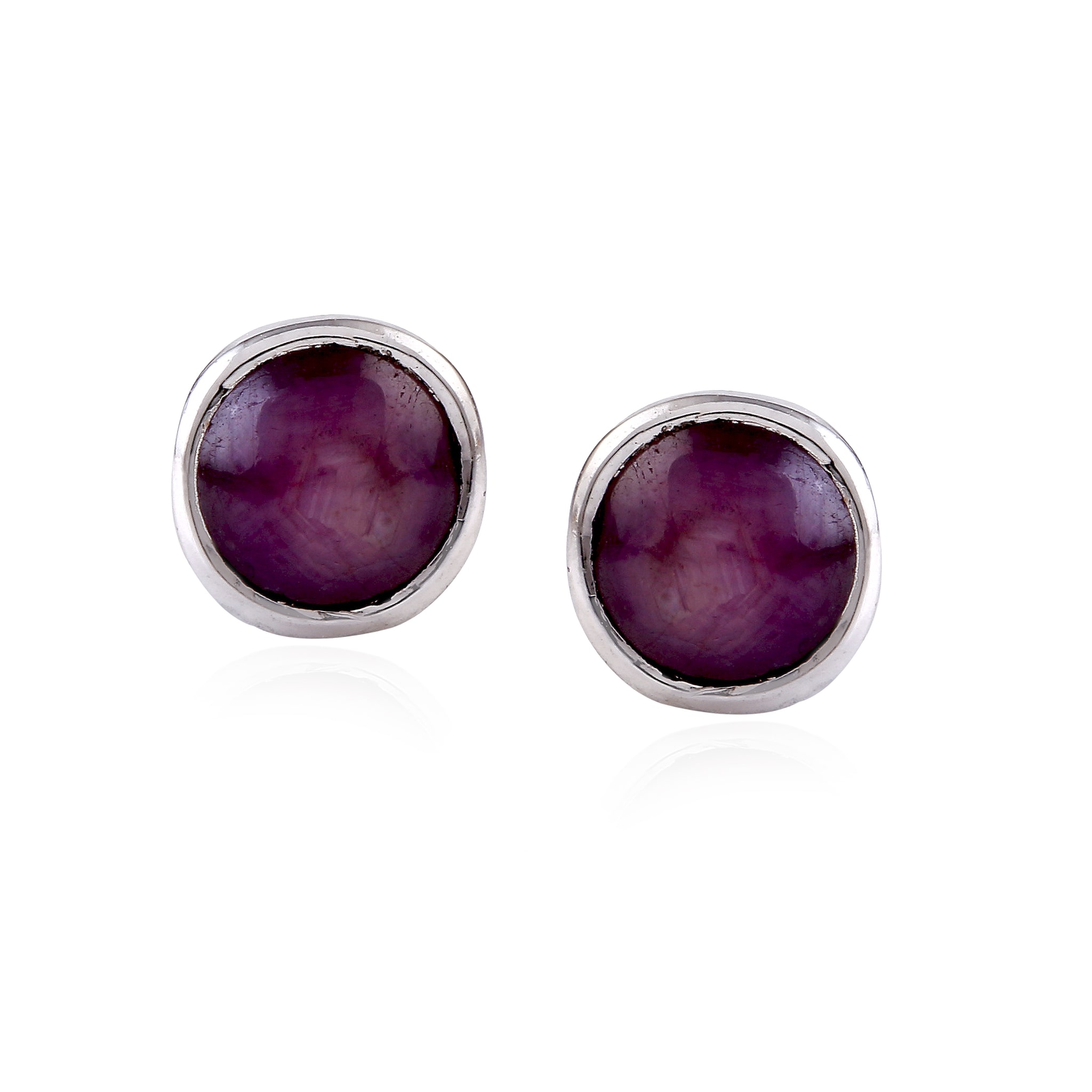 

KRISHNA PEARLS Violet Stud For Women