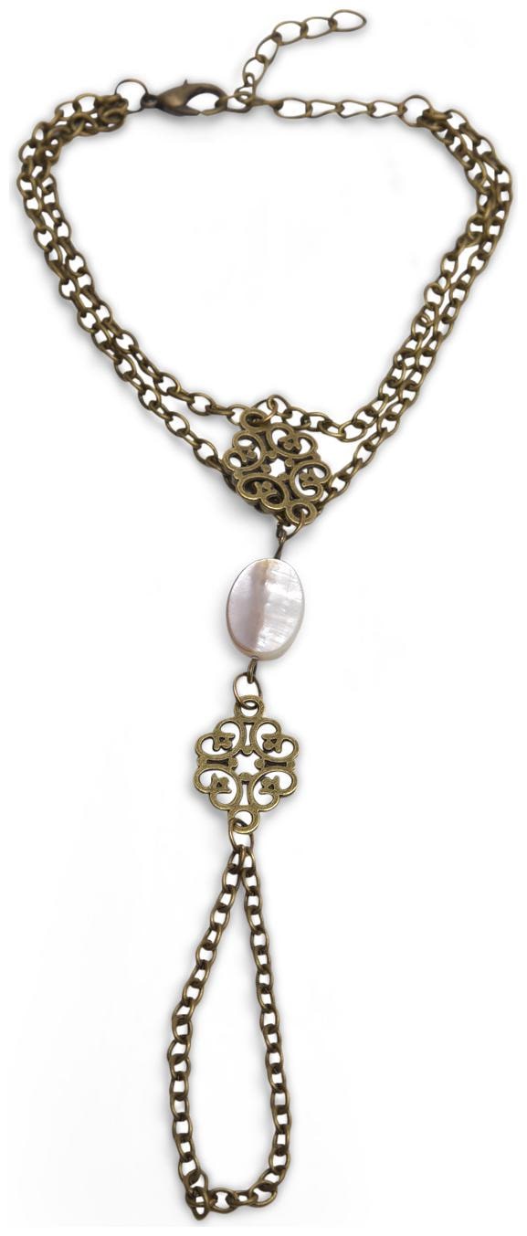 

Lace Ring Chain Bracelet