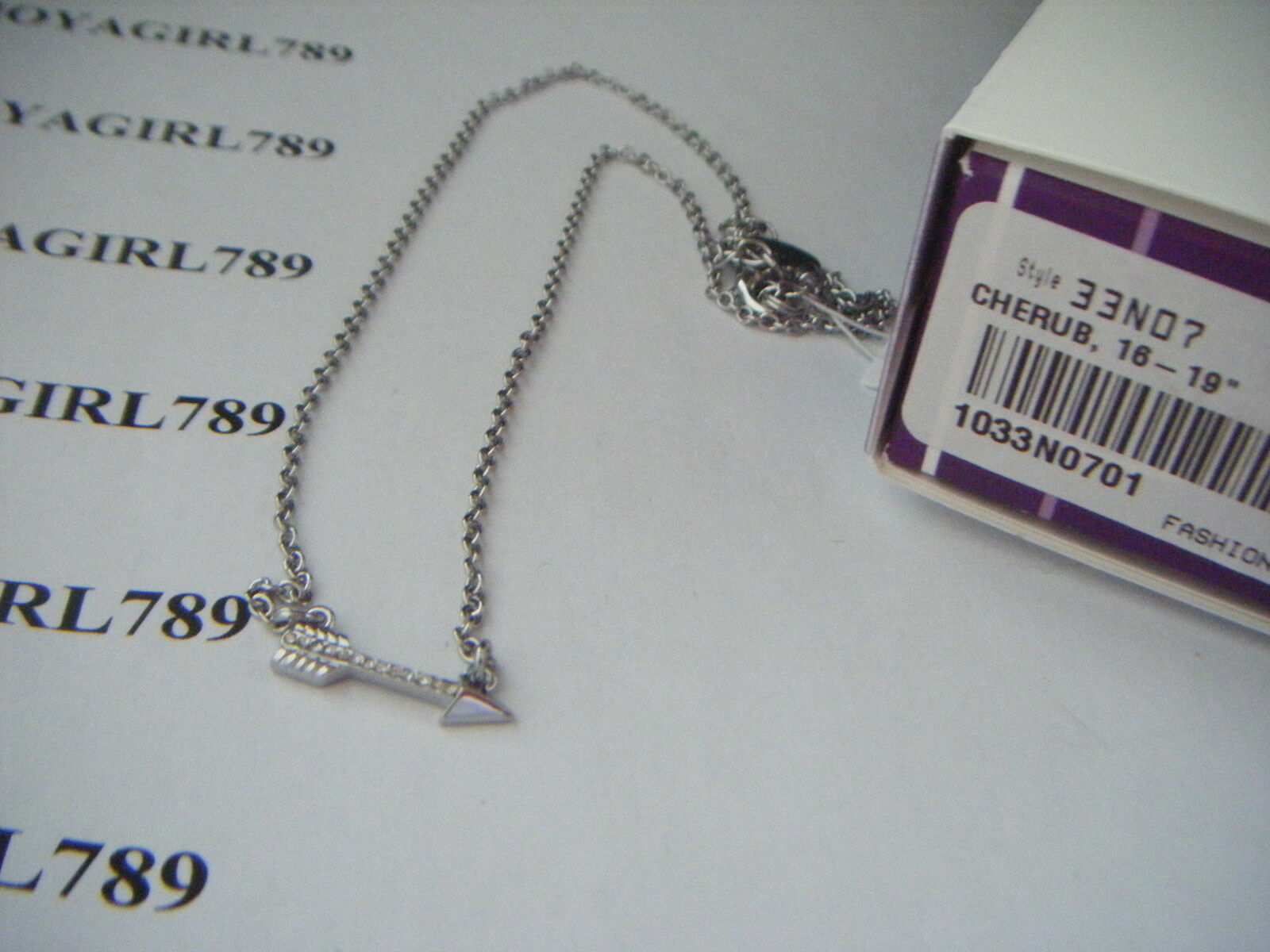 

Lia Sophia Cherub Necklace RV 28 NIB