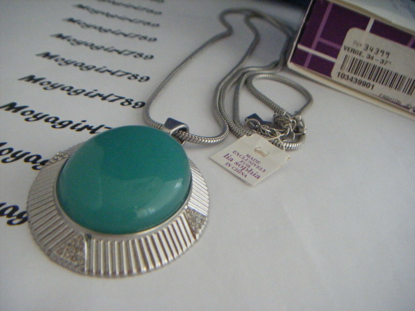 

Lia Sophia Verge Necklace RV 78 NIB