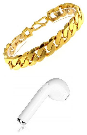 

LINK BRACELET WITH FREE I7 SINGLE BLUETOOTH AIRPOD