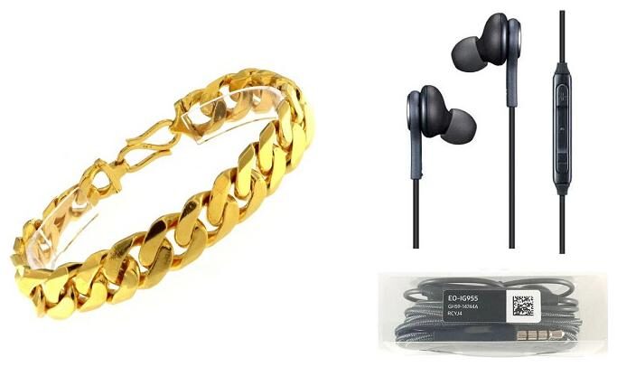 

LINK BRACELET WITH FREE 3 5 MM AKG EARPHONE WITH MIC