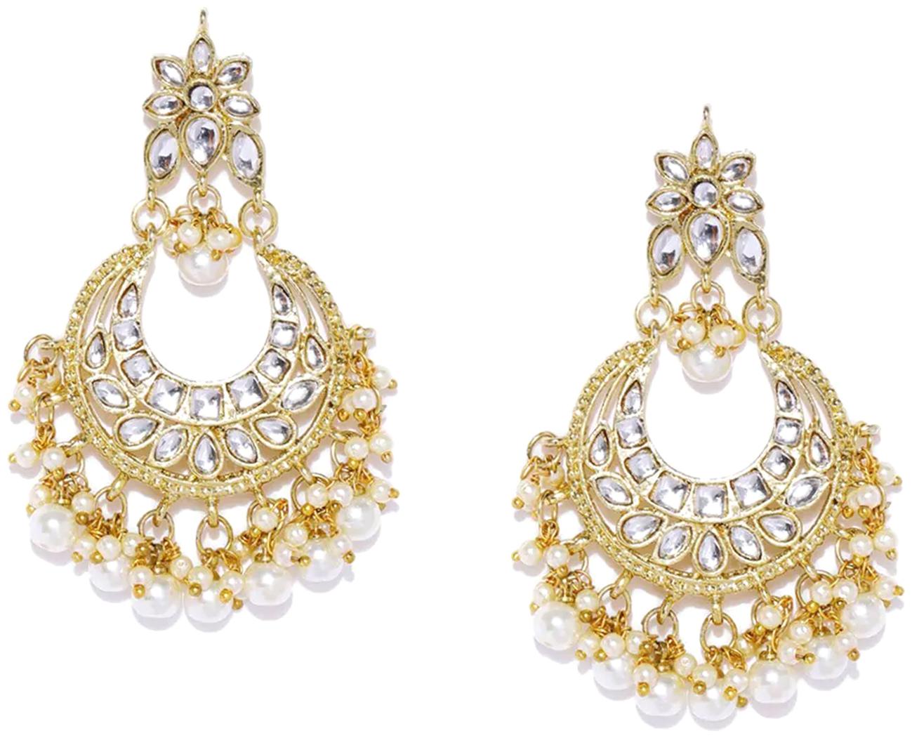 

Live Evil Chandbaali Bridal Alloy White
