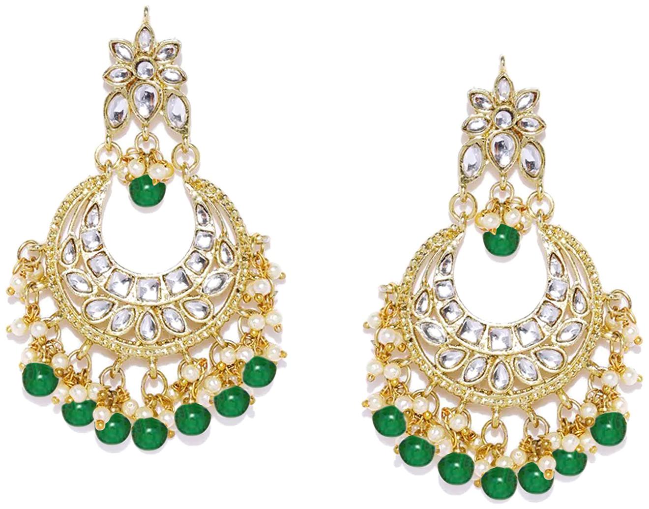 

Live Evil Chandbaali Work Alloy Green