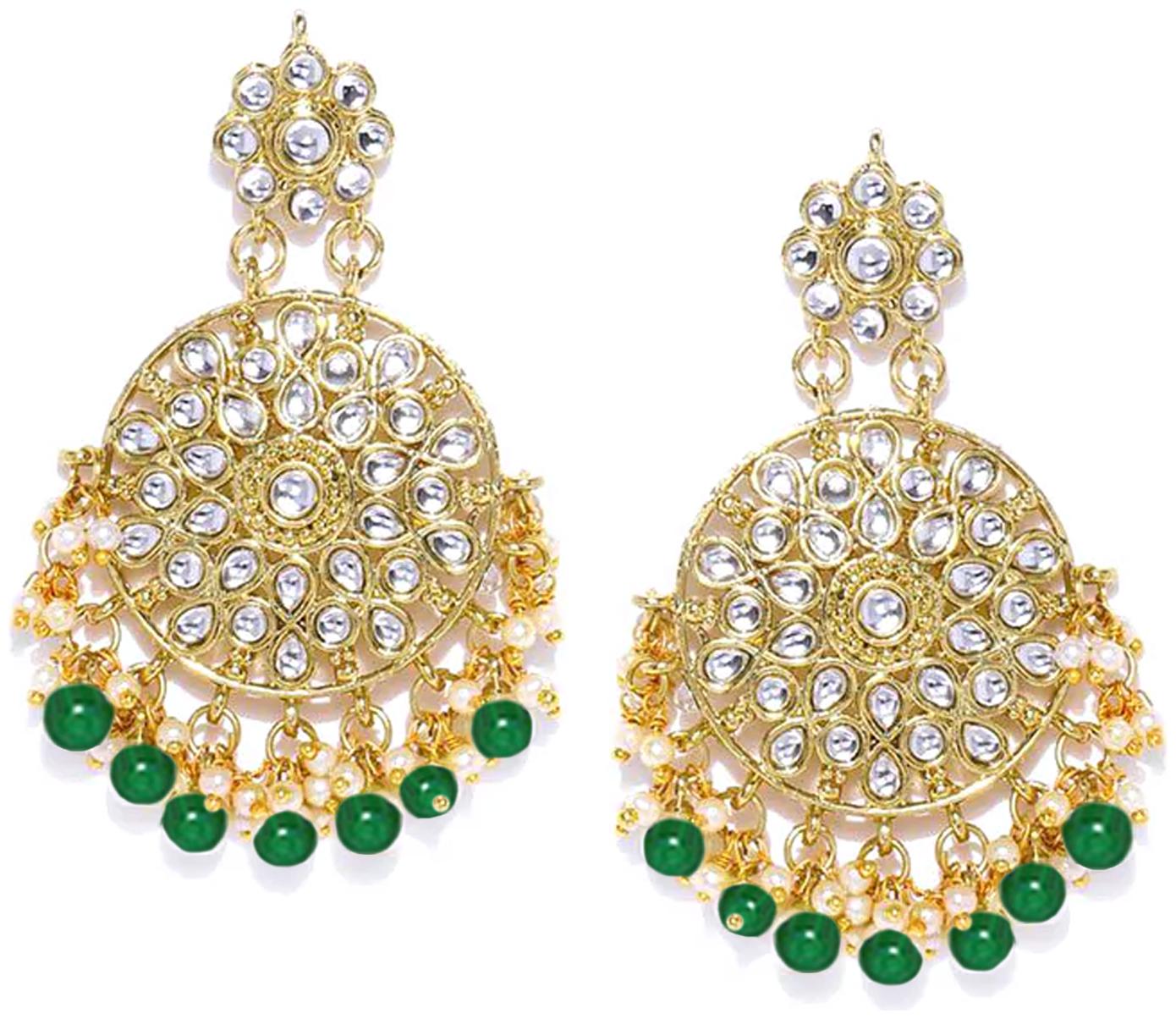 

Live Evil Chandbaali Work Alloy Green