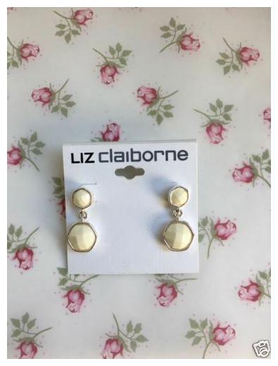 

Liz Claiborne Goldtone Drop Earrings 1 New