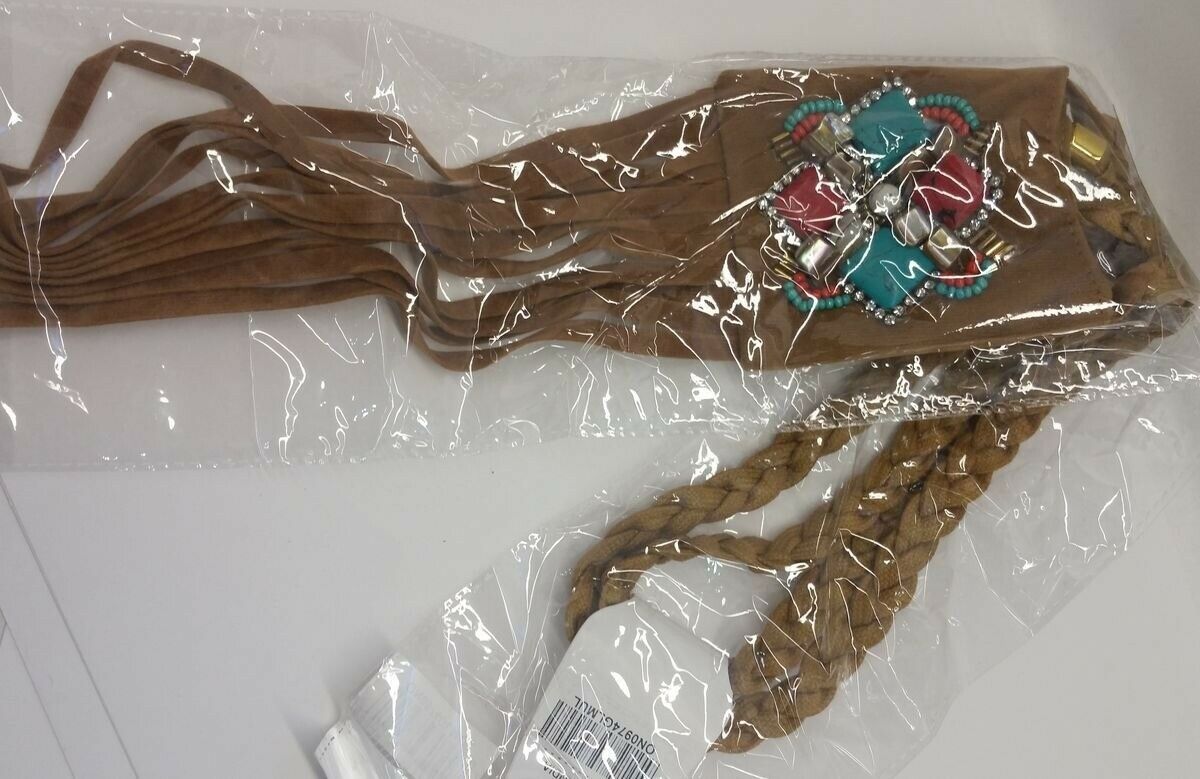 

Lot 60 Boho Cowgirl Style Beaded Mini fabric twine neck bag purse pouch India
