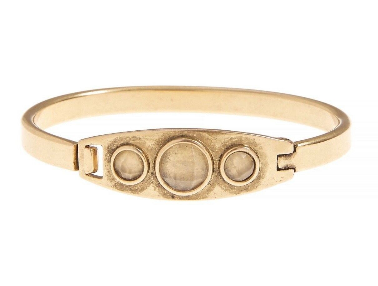 

Lucky Brand - Women s - NWT 35 - Clear Crystal Set Stone Hinge Cuff Bracelet