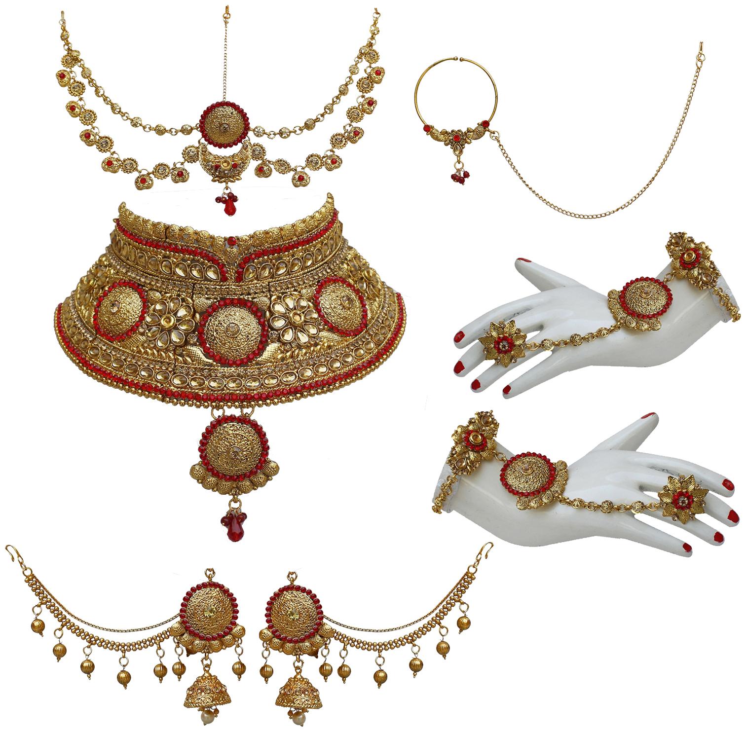 

Lucky Jewellery Alloy Bridal Set For Women