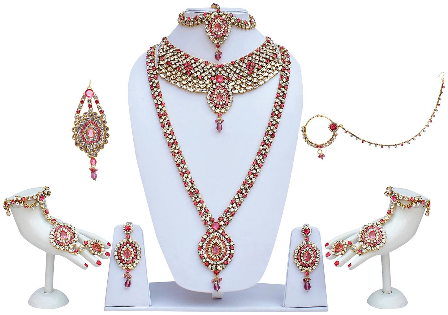 

Lucky Jewellery Alloy Bridal Set For Women