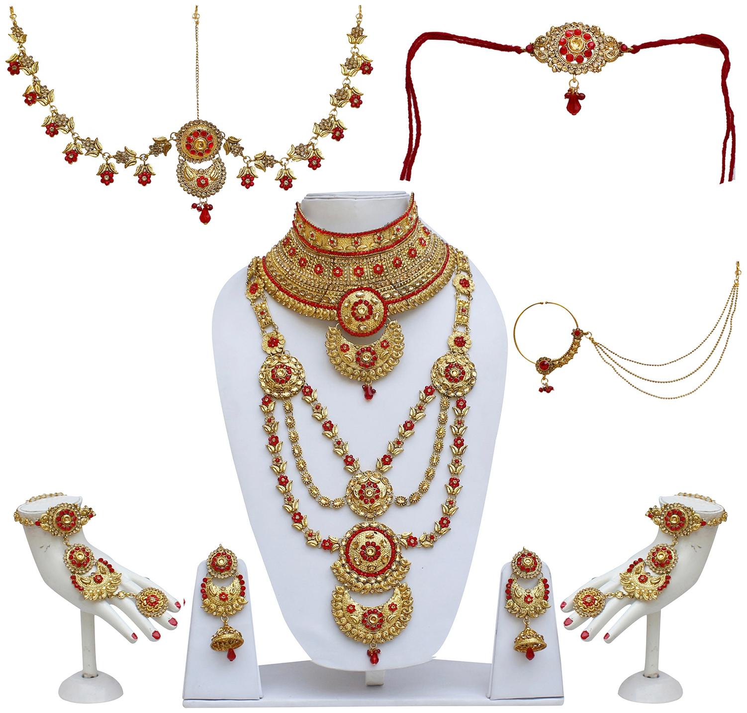 

Lucky Jewellery Alloy Bridal Set For Women