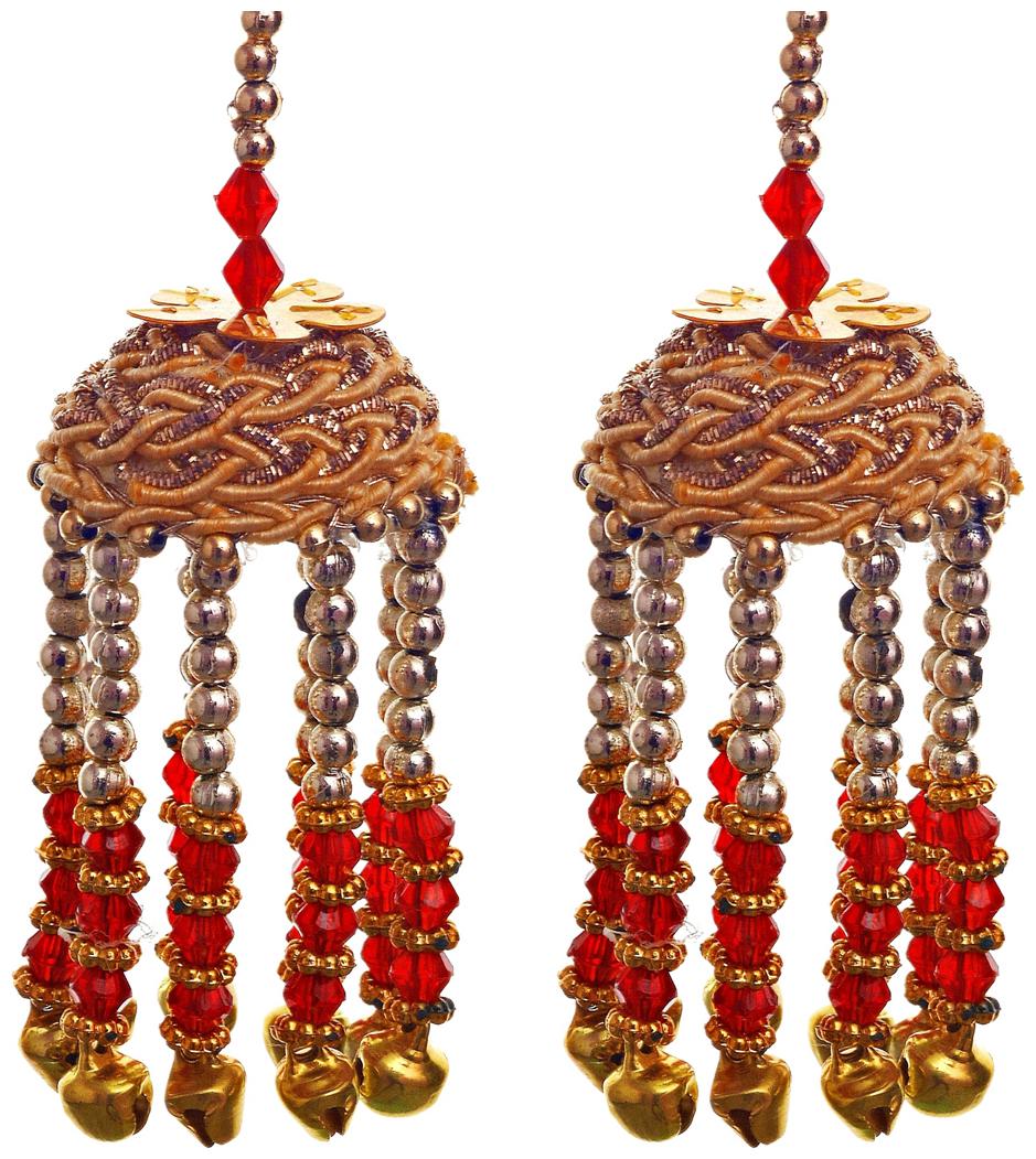 

Lucky Jewellery Red Punjabi Wedding Designer Kaleera