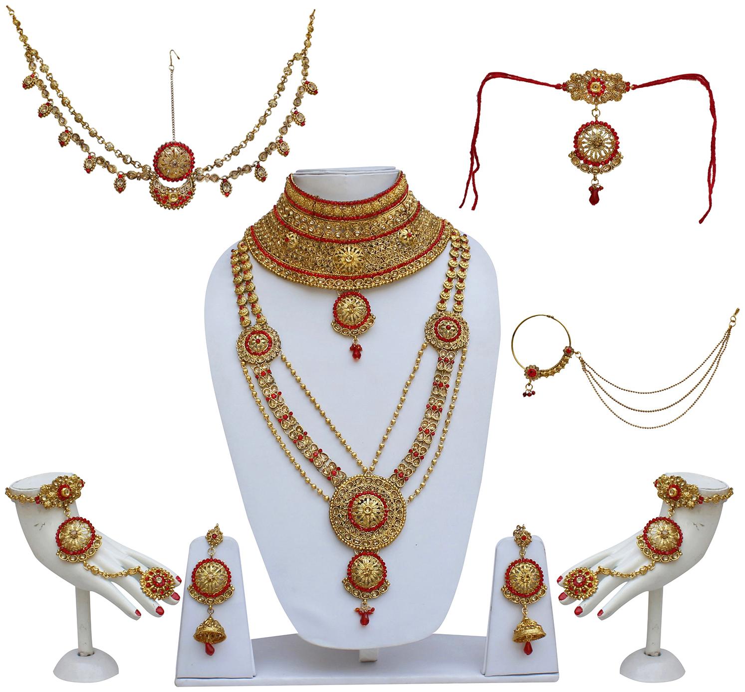 

Lucky Jewellery Alloy Bridal Set For Women